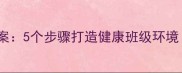 创卫主题班会教案5个步骤打造健康班级环境附详细方案