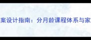 0-6岁早教教案设计指南分月龄课程体系与家长实操手册