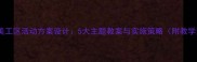 幼儿园美工区活动方案设计5大主题教案与实施策略附教学资源
