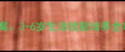 幼儿园叠衣服教学方案3-6岁生活技能培养全攻略附步骤图解