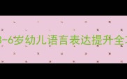 小班口才训练教案3-6岁幼儿语言表达提升全攻略附免费课程表