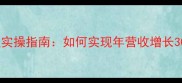 白羊村美容院运营管理实操指南如何实现年营收增长300的乡村美容院教案