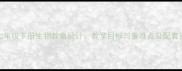人教版七年级下册生物教案设计教学目标与重难点及配套资源整合