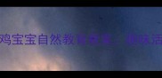 幼儿园小班小班鸡妈妈和鸡宝宝自然教育教案趣味活动培养责任感与生命教育