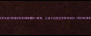 科学实验5种超好玩的棒棒糖DIY教案让孩子边玩边学科学知识附材料清单