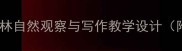 小学语文雨中的树林自然观察与写作教学设计附五感体验教案