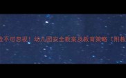 玩具枪危险不可忽视幼儿园安全教案及教育策略附教学案例
