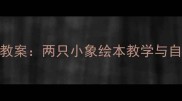 幼儿园大班科学教案两只小象绘本教学与自然主题活动设计